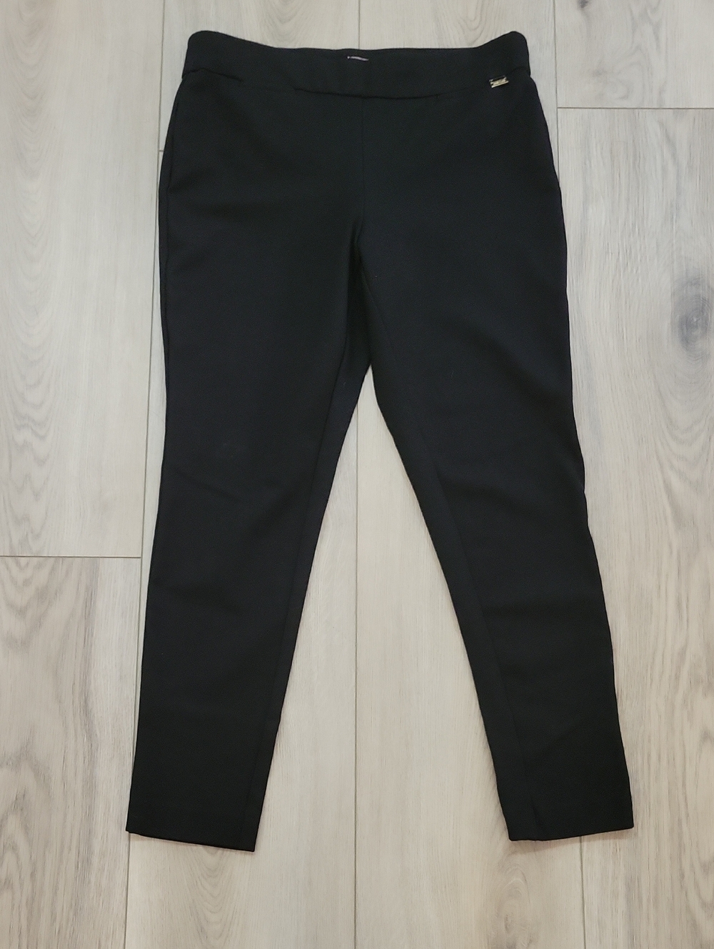 Anne Klein Black Slim Ponte Ankle Pants